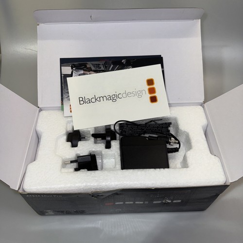 Blackmagic Design Atem Mini Pro HDMI Live Stream Switcher Ac Adapter & USB