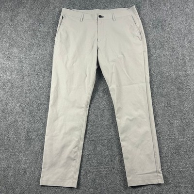 Public Rec Pants Mens 34x30 Grey Technical Work to Play Stretch Performance