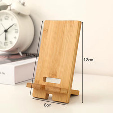 Wooden Lazy Phone Stand & Charging Holder for Smartphone and Tablet