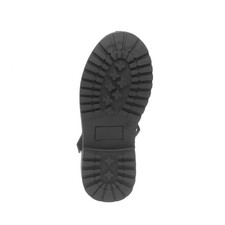 Walkright Girls Shoes Black Kids School Easy Fasten Gripped Hearts Lucia SIZE