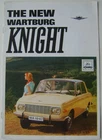 Original UK brochure for the Wartburg Knight 1967