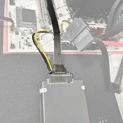 Riser 4.0 Supply PCI-E Speed Adapter SSD U.3 U.2 to M2 Power Card for Cable M.2