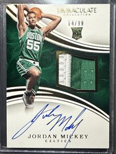 2015 Panini Immaculate Jordan Mickey TRUE RPA /99 Rookie Patch Auto RC CELTICS