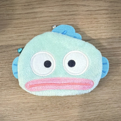 Sanrio Hangyodon Plush Coin Purse Keychain