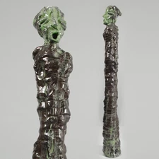 Sculpture plastic Art ceramic expressionism Oracle sign Prof Loeschner-Gornau