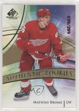 2020 SP Game Used Authentic Rookies Golden Burst 39/299 Mathias Brome #158 d4e