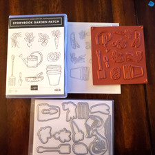 Stampin' Up Storybook Garden Patch Bundle- stamps dies NEW UNUSED