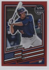 2026 Panini Stars & Stripes Prizm Red Prizm 290/399 Daniel Cuvet #46 5f0