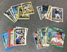 Lot of 45 Vintage Atlanta Braves Baseball Cards - See Descr.  Photos