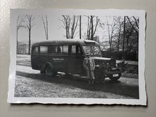 ca. 1940 altes Foto Kredenbach Opel Omnibus Bus Oldtimer Kreuztal Siegerland