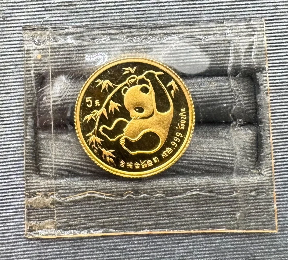 中国　金箔精品 1985 中国熊猫金币| eBay
