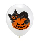  20 Stück Halloween-Ballon, Halloween-Dekoration, Latex-Luftballons,