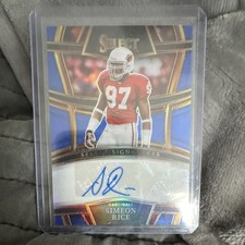 Panini 2022 Select Football Simeon Rice Autograph Prizm SSP-SIR Cardinals /49