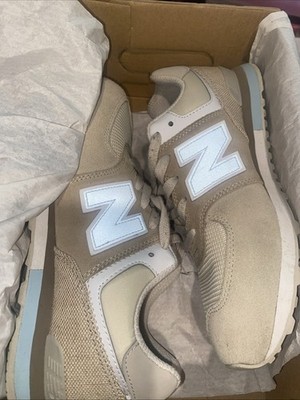 New Balance 574 Rugged Blue Beige Sneakers GC574SB - Boys Size 6/Women's Size 8