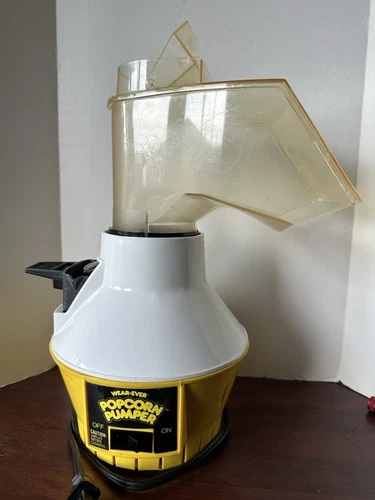 Wear Ever Popcorn Pumper 72000 Corn Popper 1400 Watts Tested USA w/ Butter Tray!