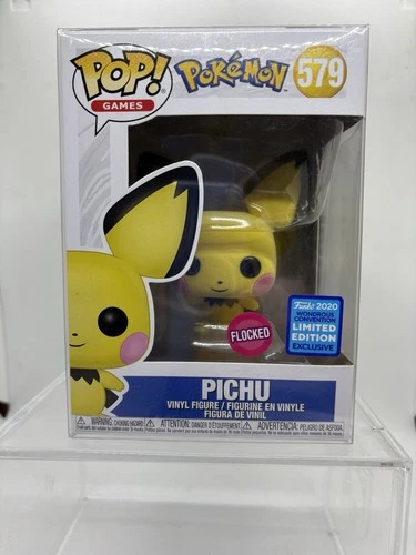 Funko Pop! Vinyl: Pokémon - Pichu (Flocked) - WonderCon FYE (Exclusive) #579