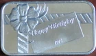 1975 USSC Happy Birthday 1 oz .999 Fine Silver Art Bar