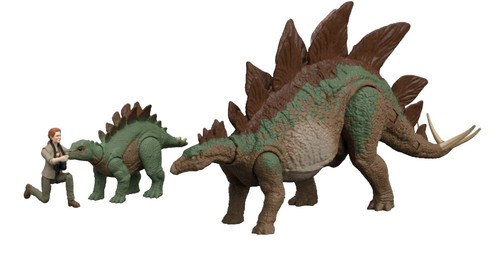 Mojo Stegosaurus Figur Braun - Handbemalt & Detailgetreu - Für Spiel, Sammeln & Dioramen