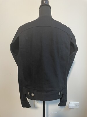 Maison Margiela Women's Back Button Cape Jacket Black Denim | eBay