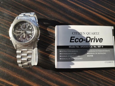 citizen eco drive chronograph wr100