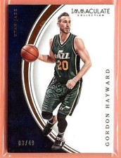 2015-16 IMMACULATE BASE CARD GORDON HAYWARD 03/49 #38!!