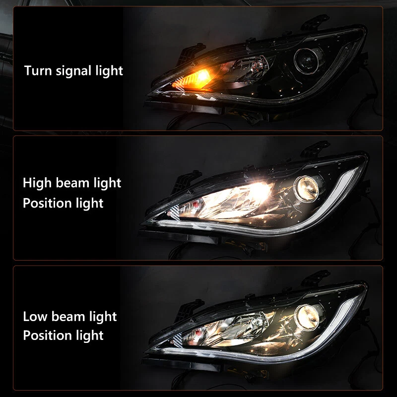 2P For Chrysler Pacifica 2017-2020 Chrome Halogen Headlights w/ Quad Lamp LH RH - Image 3 of 4