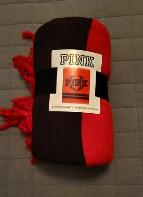 Victoria's Secret PINK Boyfriend Cozy LOGO  Beach Blanket/ Throw - Image 1 of 4