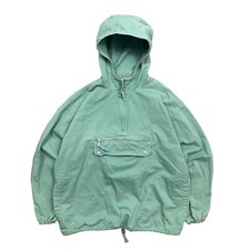 VTG 90s GAP Classic Technical Anorak Mock Neck Jacket Mint Green Designer USA