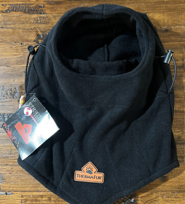 Therma Fur Hunt Ski Mask Full Face Warm Beanie Fleece Trapper Outdoor Winter Cap