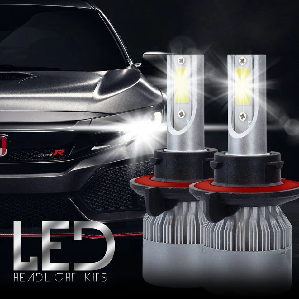 H13 LED Headlight Bulbs For Ford F150 2003-2014 F-250 F-350 Super Duty 2005-2018 - Image 2 of 4