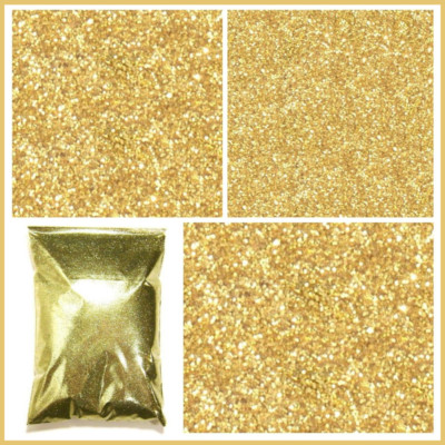 2lb (907g) Bright Gold Metal Flake .004'' to .025'' - Bulk Pro Paint Additive 