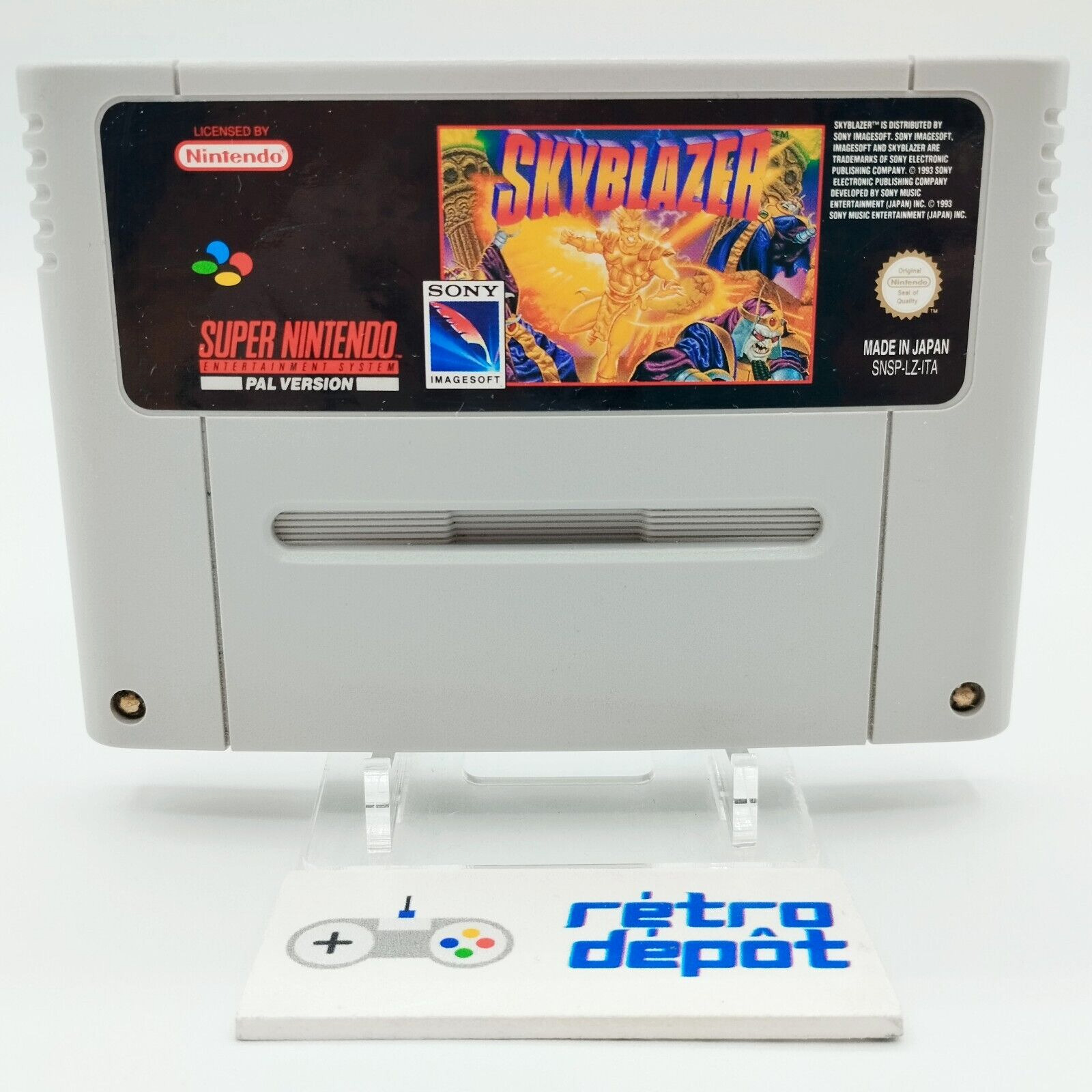 Skyblazer Super Nintendo - Prix - Photo - Présentation Skyblazer Super Nintendo - Prix - Photo - Présentation