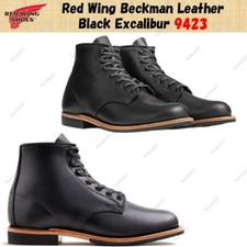 Red Wing Beckman Leather Black Excalibur 9423 Size Men's Custom