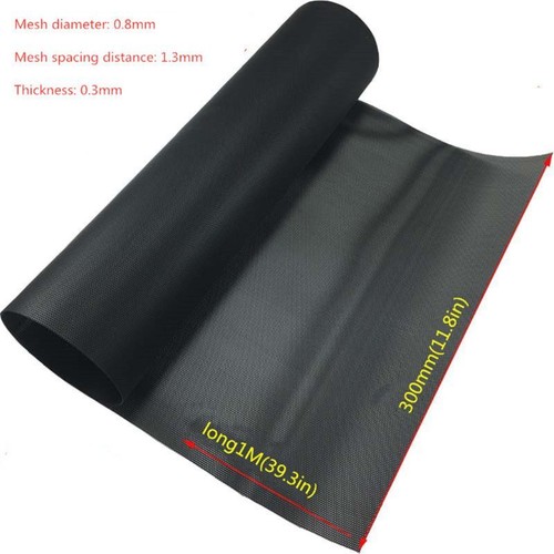 Bricolage Ordinateur Maille 30cm PVC PC pour Boîtier Ventilateur Refroidisseur Noir Filtre à Poussière Filet - Photo 8/9