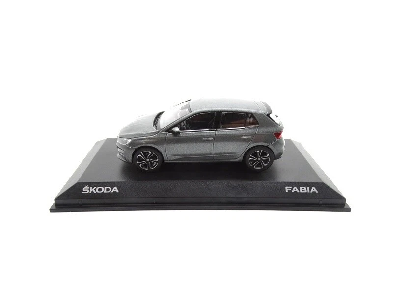 Skoda Fabia A07 Modellauto Miniatur 1 43 Graphite grau 6VA099300