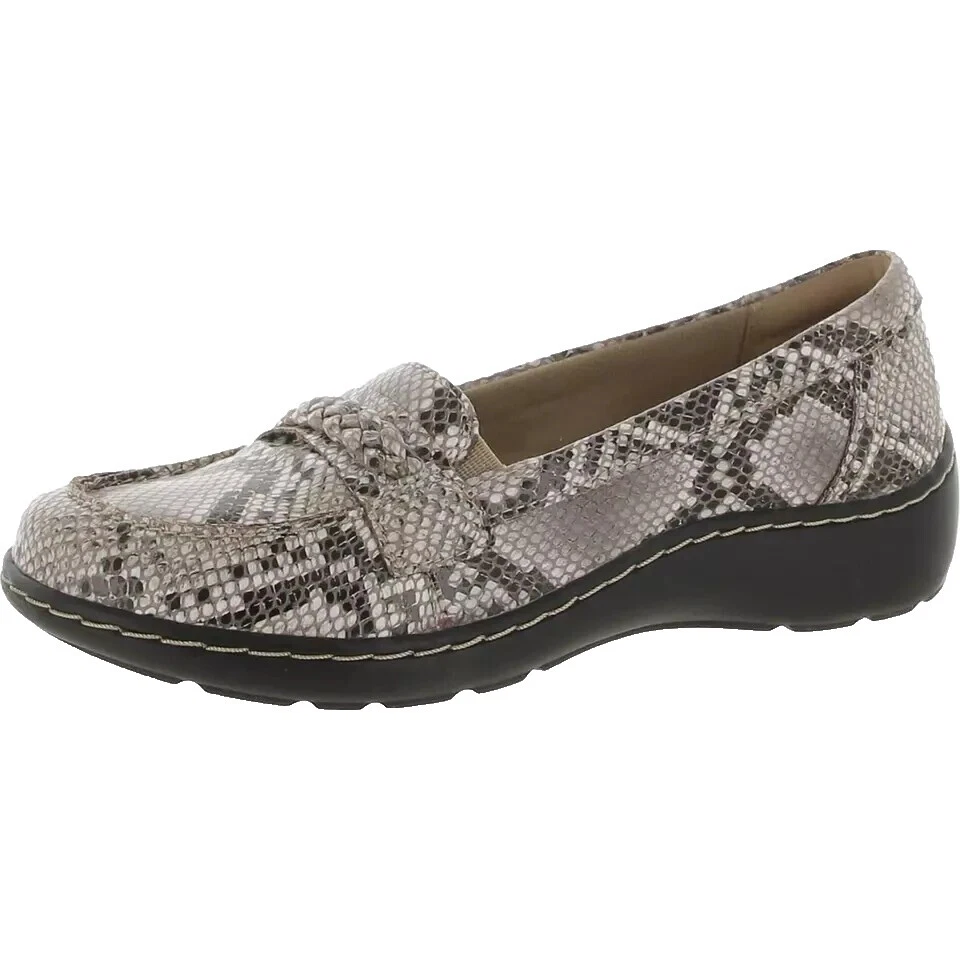 Animal Print Brown Comfort Shoes for Women