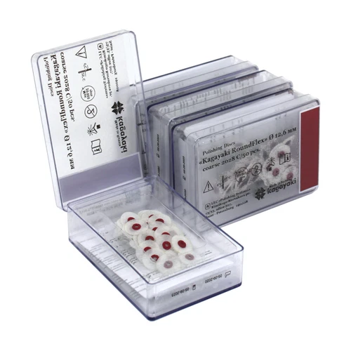 Kagayaki 2028C RoundFlex Dental Polishing Wheels Ø 12.6 mm 4 x 50 Pieces