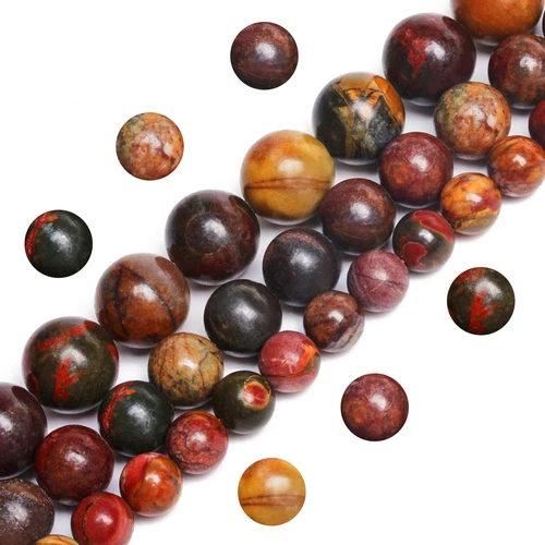 Wholesale Lot Natural Gemstone Beads Round Loose Beads 4mm 6mm 8mm 10mm - Picture 61 of 143