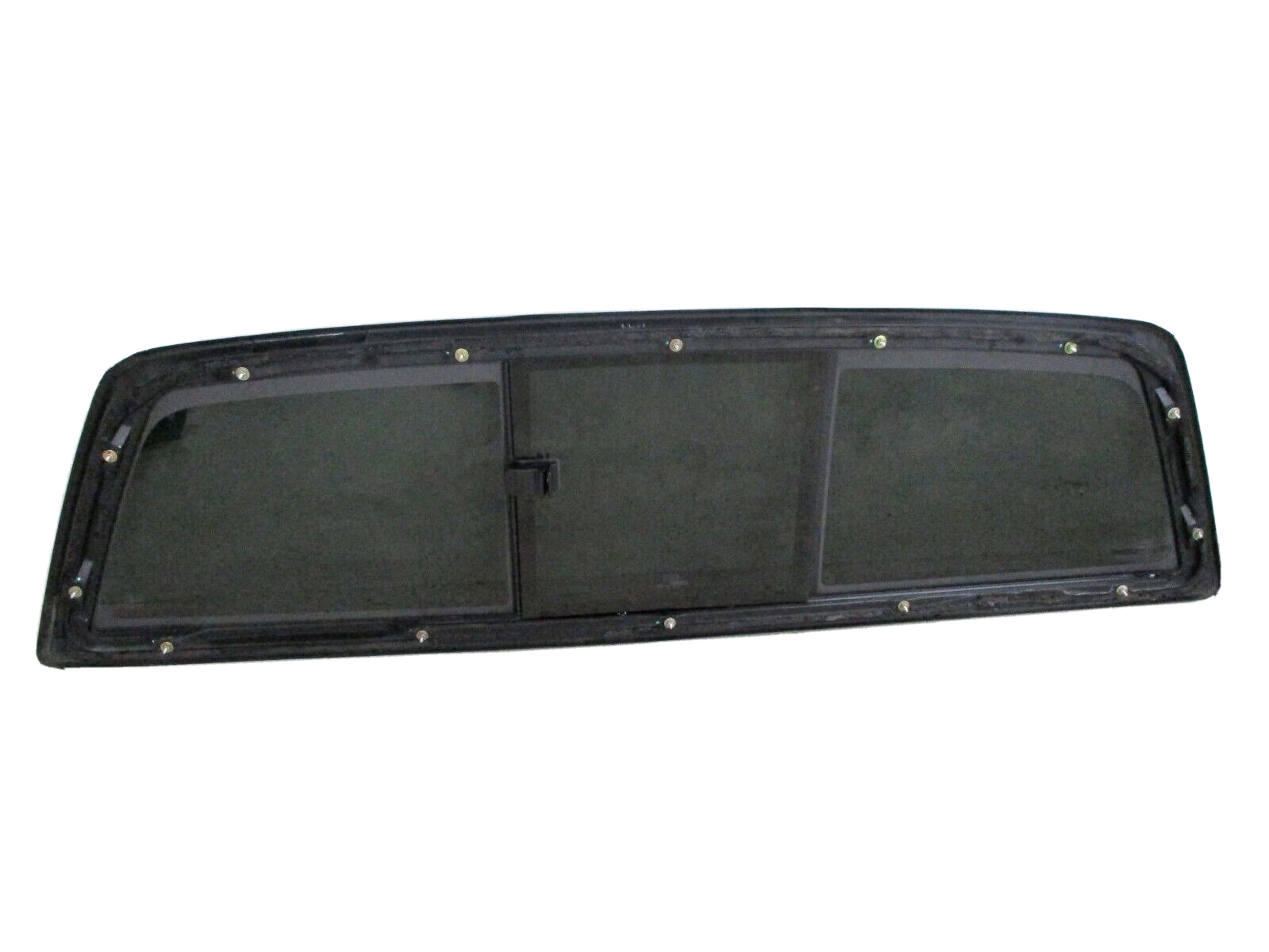 0414 Ford F150 Truck Rear 3 Piece Back Glass Slider Manual Sliding