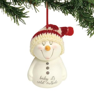 baby it's cold outside ornament