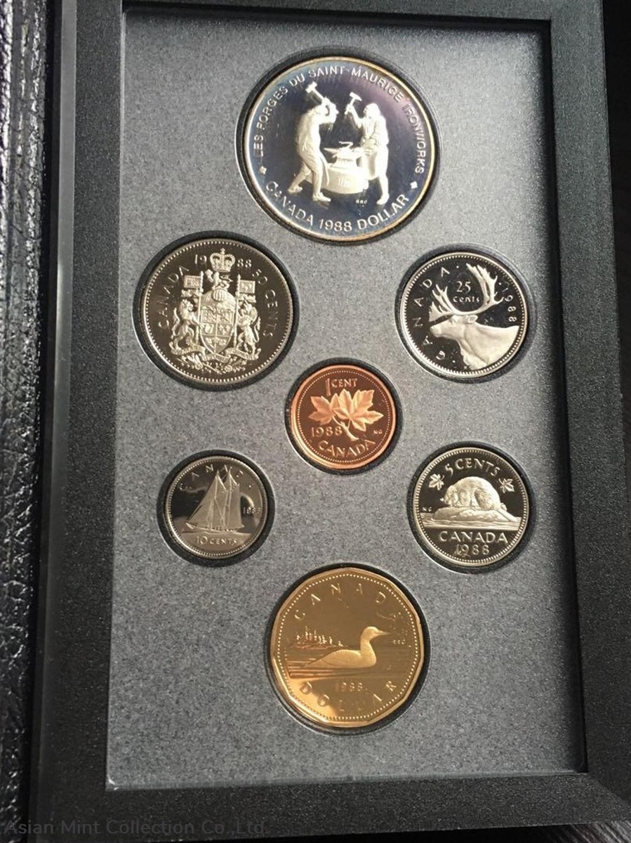 1988 Canada Double Dollar Proof Set - Saint-Maurice Ironworks | eBay