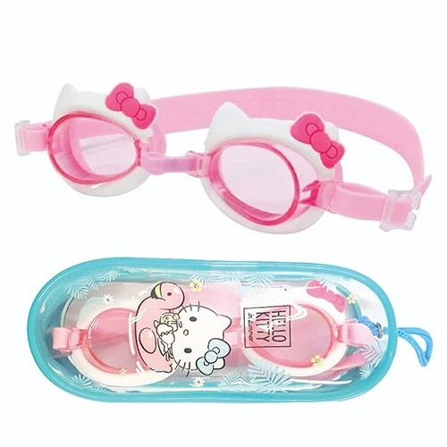 Hello Kitty Pink Swimming goggles Water Summer for Kids - Picture 1 of 5