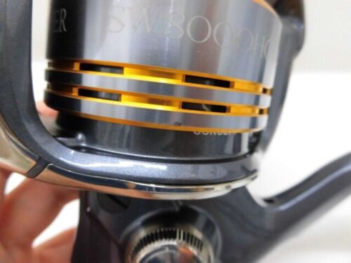 Shimano 09 Twin Power SW 8000HG (02330) Spinning Reel From Japan Fedex Excellent - Picture 6 of 22