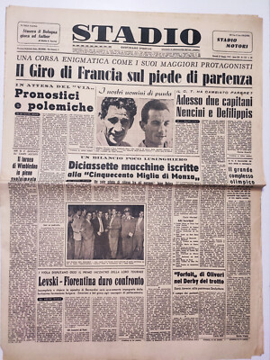 Quattro Moschettieri Giro d'Italia 1957 Nino Defilippis