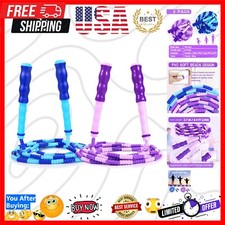 Eco-Friendly Adjustable Jump Rope for Kids - 106 Inch Tangle-Free Design