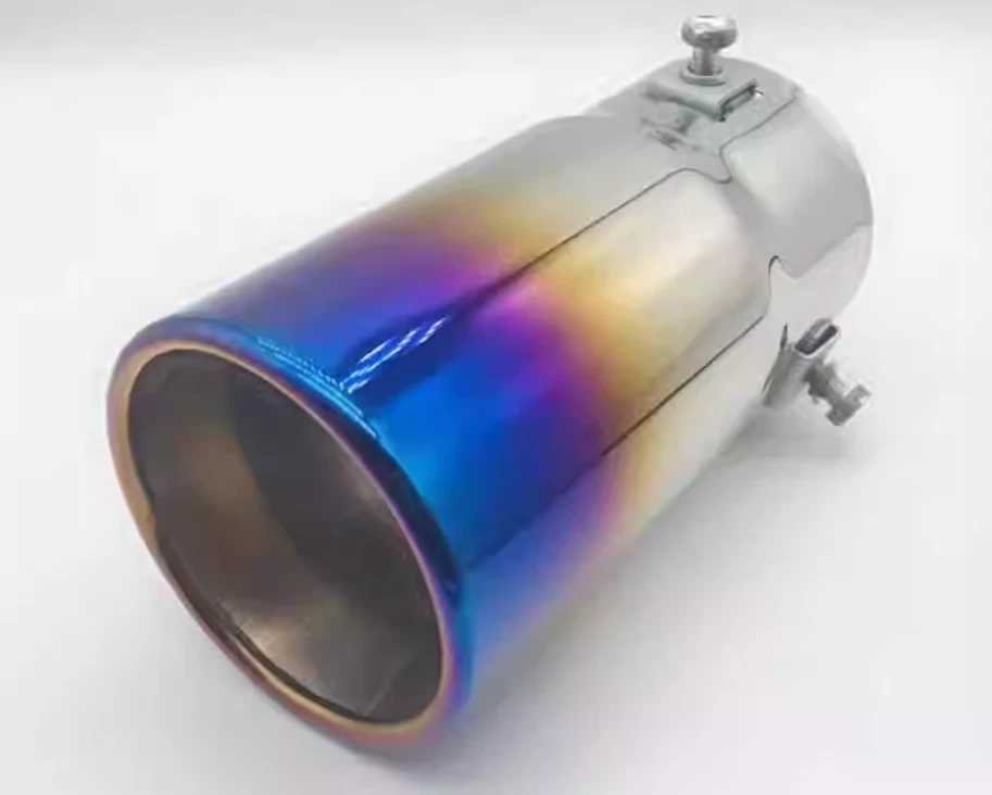 Tubo de escape punta silenciador tubo de escape moldura para Honda CR-V CRV 2017-2019 azul Foto 2 de 4