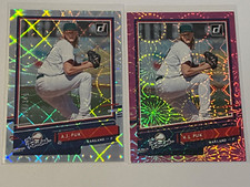 2020 Panini Donruss AJ Puk The Rookies /349 #R-5 - Pink Fireworks RC Lot