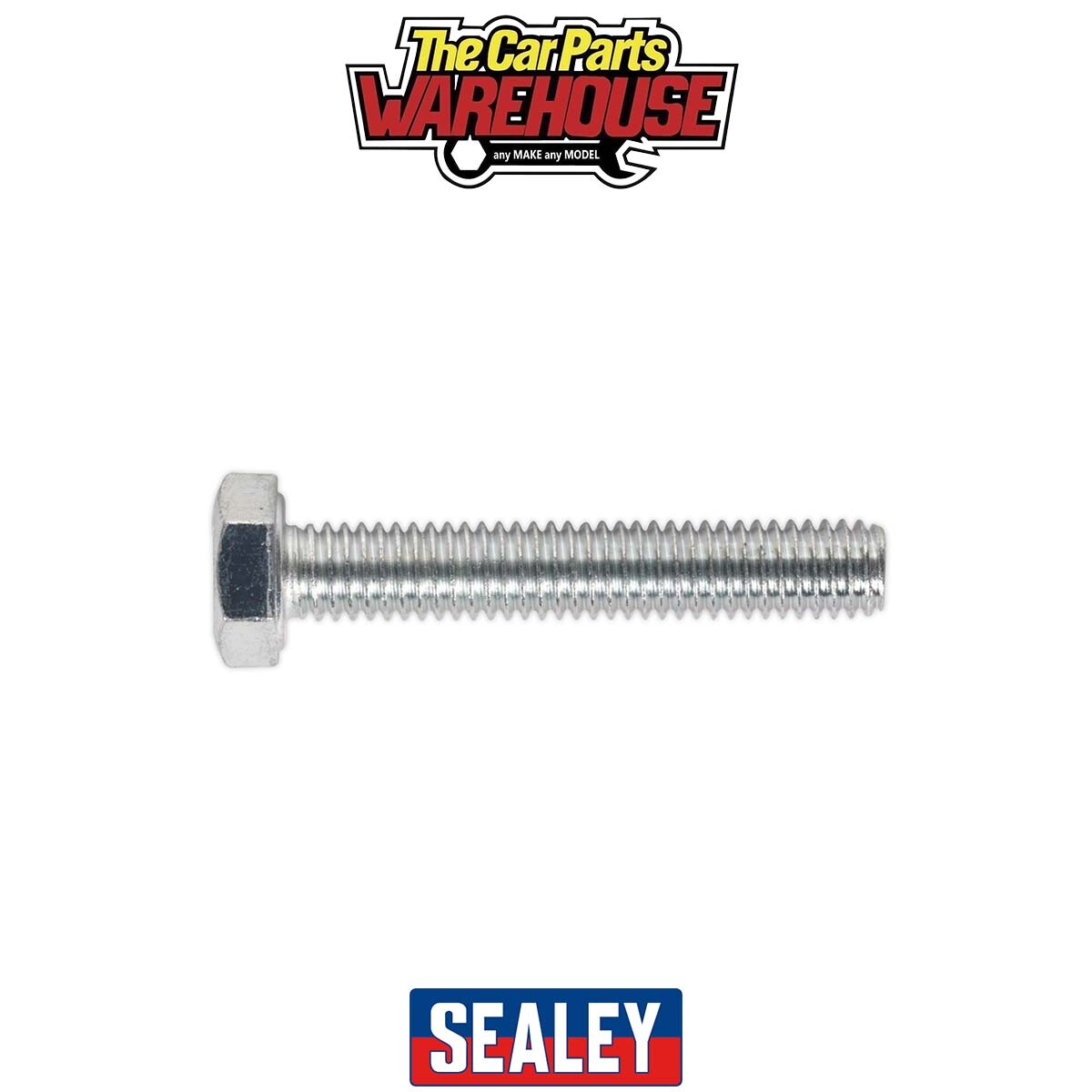 Sealey SS635 8.8 Zinc Plated HT Setscrew M6 x 35mm, DIN 933 - Pack of 50
