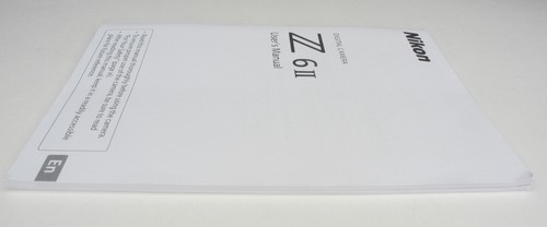 Cámara sin espejo Nikon Z6 II manual de instrucciones básico/guía del usuario en inglés - Imagen 4 de 6