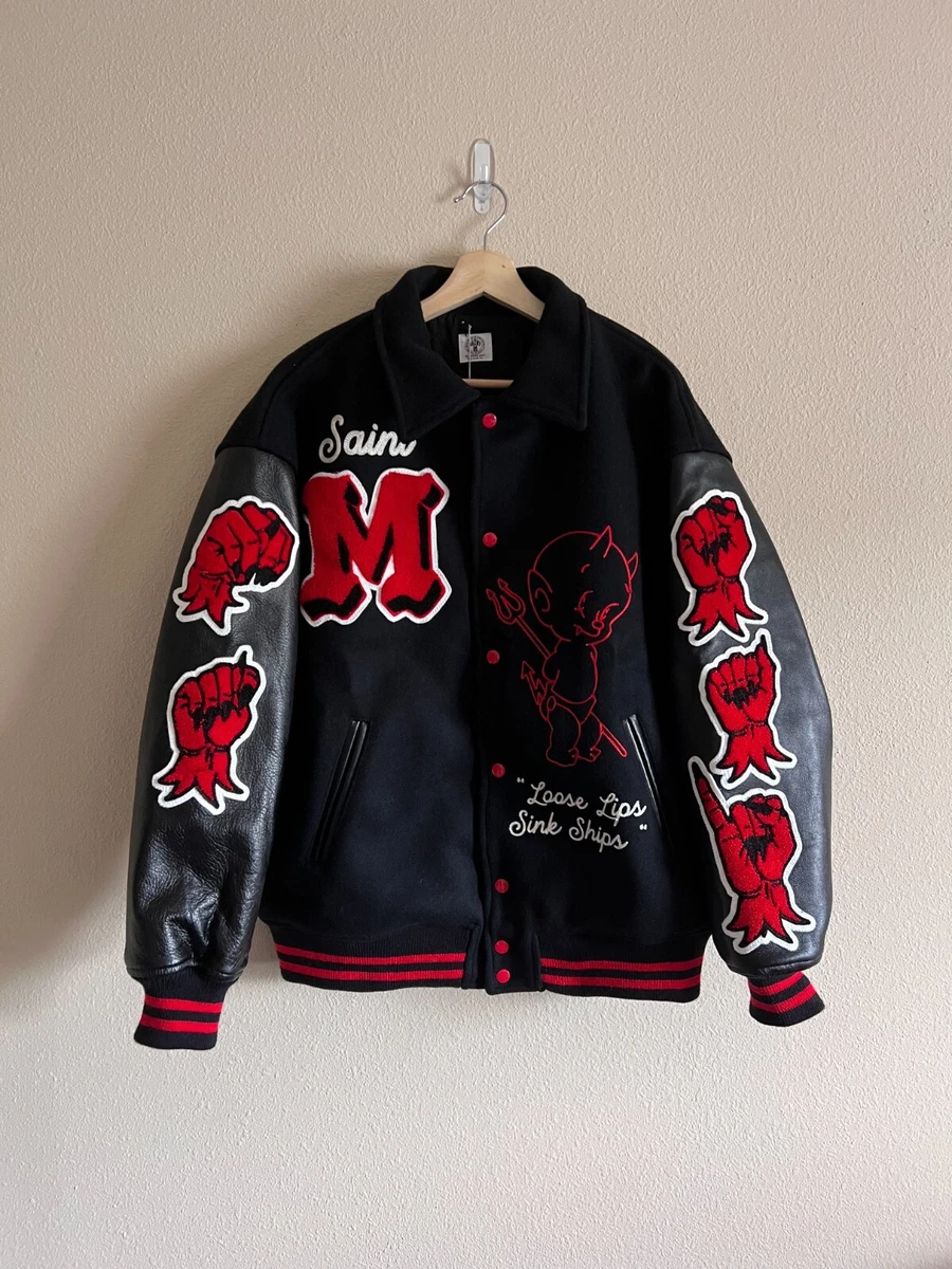 Saint Mxxxxxx Devil Varsity Letter Jacket